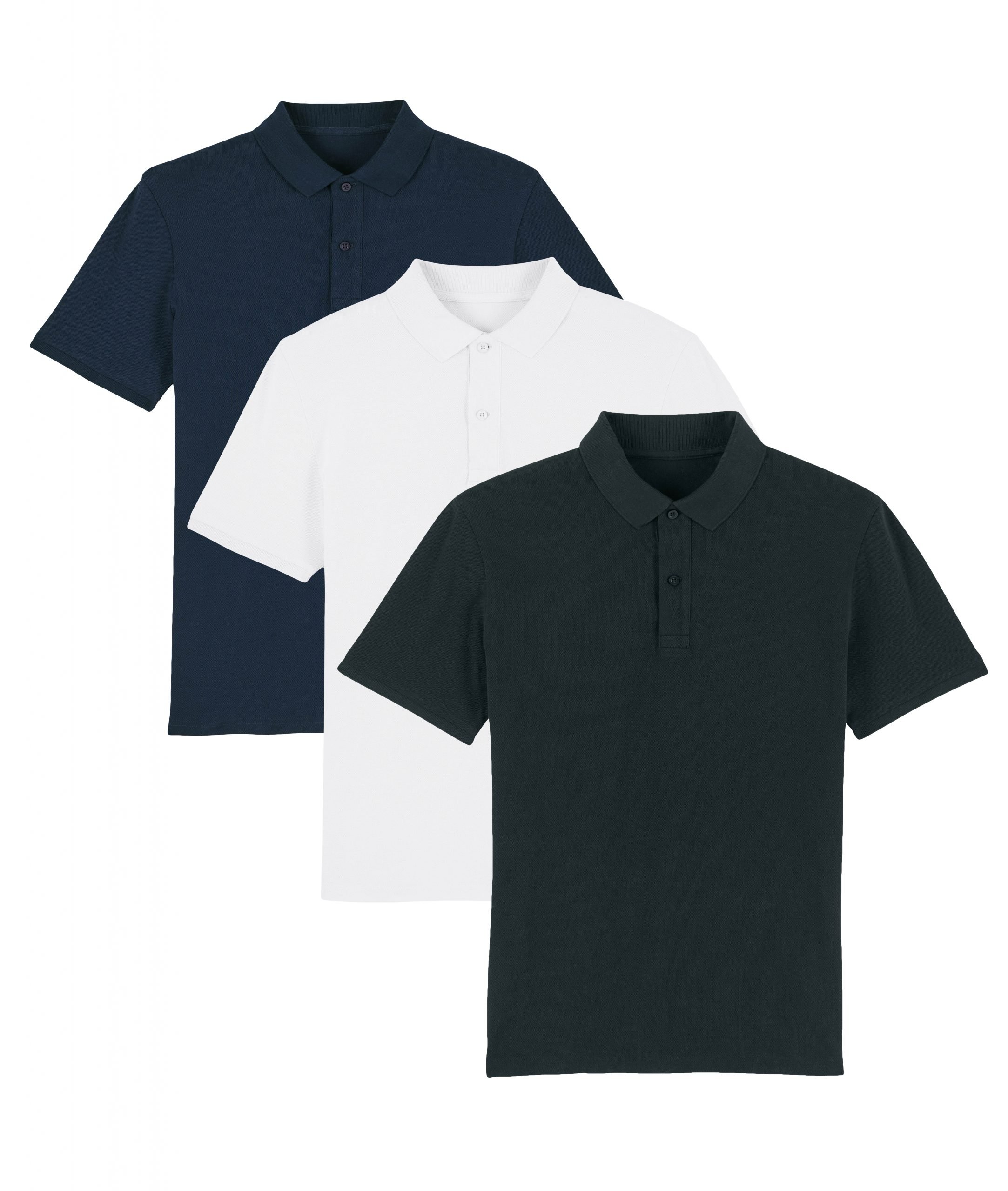 Men’s Pack of 3 Polo – Bay-2 | Sustainable Clothing